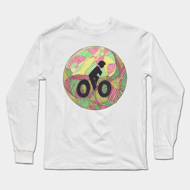 Bike Lane Long Sleeve T-Shirt by LauraKatMax